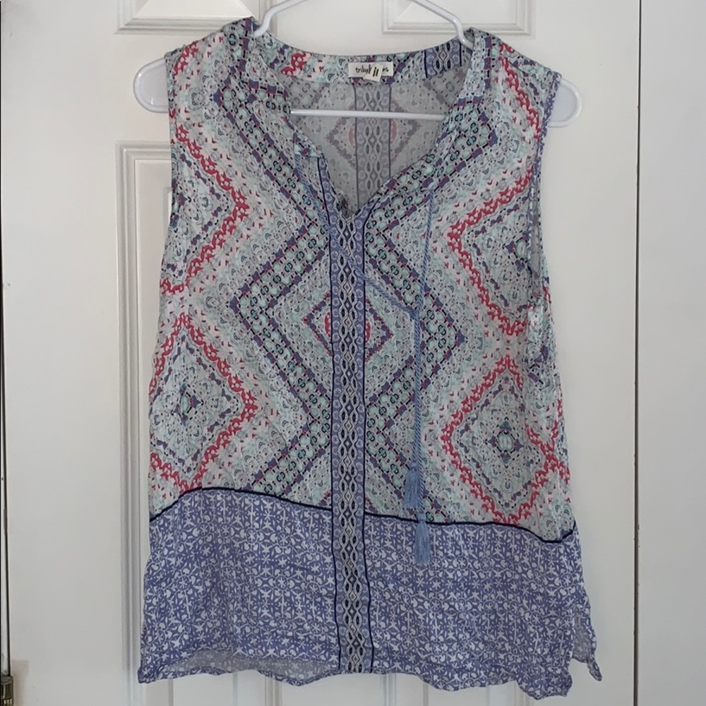 Pattern tank top
